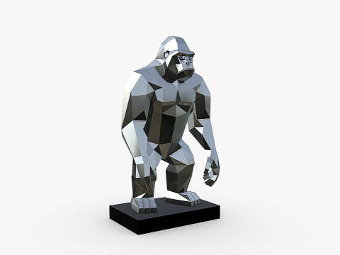 Gorilla 3D print model Model do druku 3D