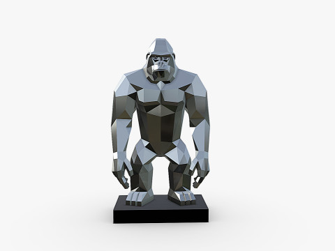 Gorilla 3D print model Model do druku 3D