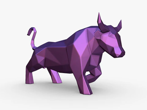 雄牛の置物3Dプリントモデル 3Dプリントモデル