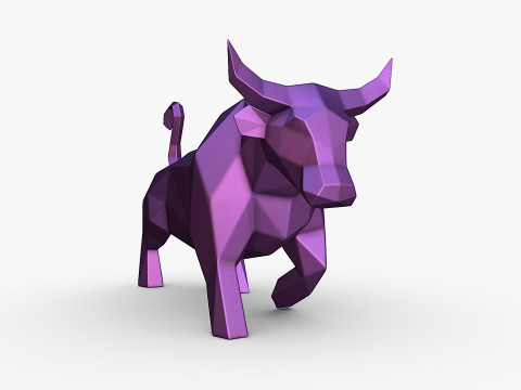 Bull figurine 3D print model 3D Print Model