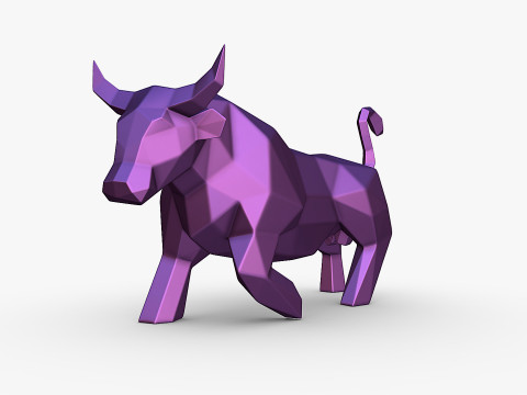 Bull figurine 3D print model 3D Print Model