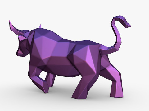 Bull figurine 3D print model 3D Print Model