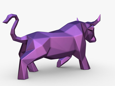 Bull figurine 3D print model 3D Print Model