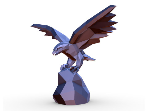 Eagle figure 3D print model 3D Принт Модель