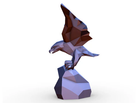 イーグルフィギュア3Dプリントモデル 3Dプリントモデル