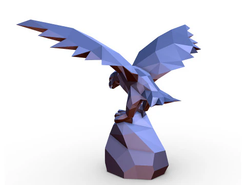 イーグルフィギュア3Dプリントモデル 3Dプリントモデル