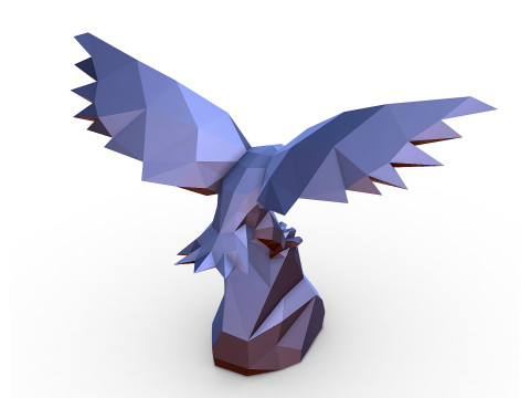 Eagle figure 3D print model Modello di stampa 3D
