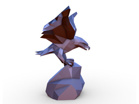 Eagle figure 3D print model Modello di stampa 3D