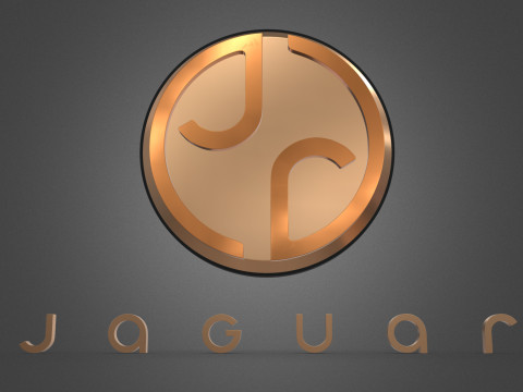 New Jaguar Logo Modelo de impresión 3D