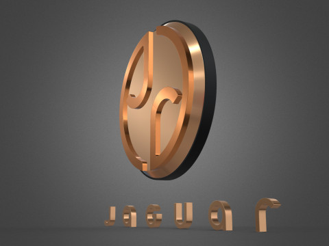 New Jaguar Logo Modelo de impresión 3D