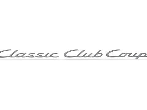 Classic Club Coupe emblem nameplate 3D Принт Модель
