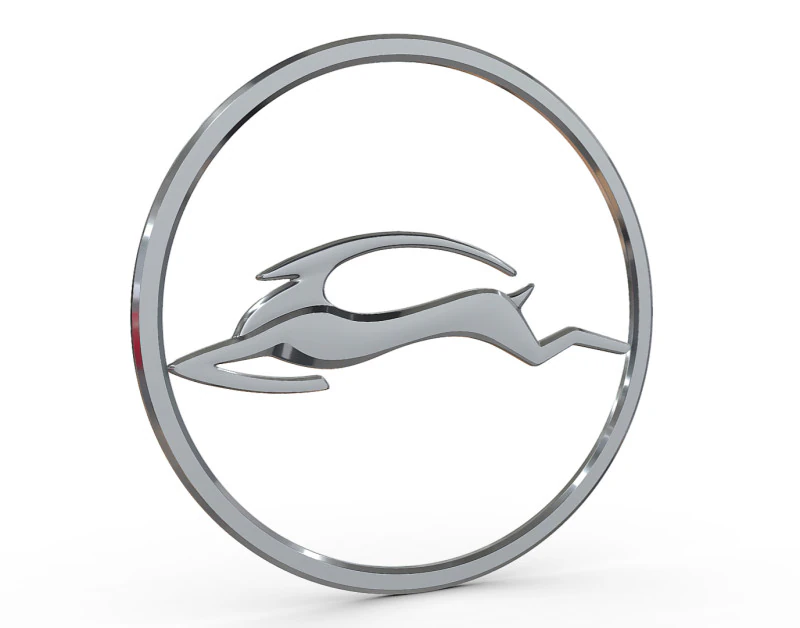 Impala logo 3D Print Model .c4d .max .obj .3ds .fbx .stl .blend 