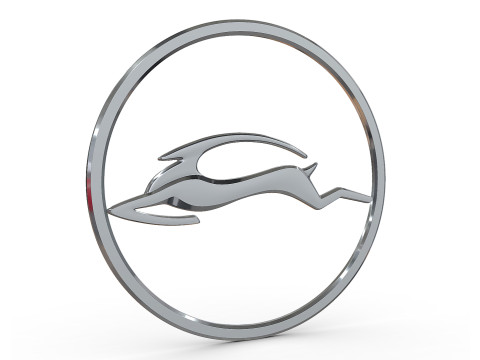 Impala logo 3D प्रिंट मॉडल