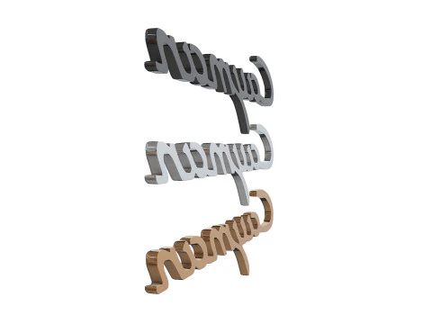 Cayman Porsche emblem nameplate 3D print model 3D Print Model