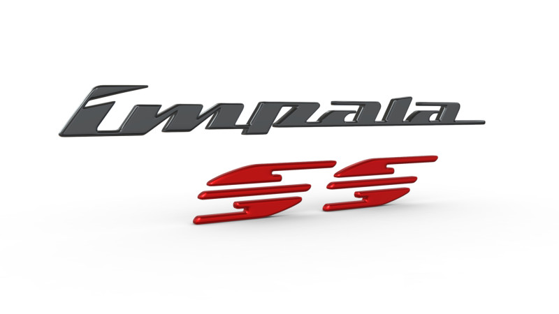 Impala logo nameplate 3D print model Model do druku 3D .c4d .max .obj .3ds .fbx .stl .blend