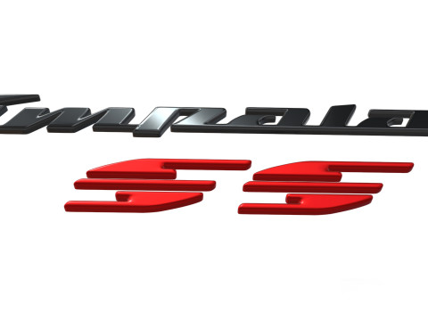 Impala logo nameplate 3D print model Model do druku 3D