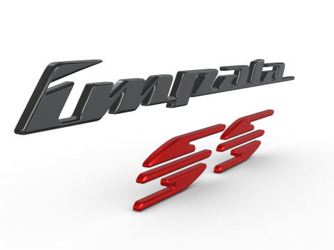 Impala logo nameplate 3D print model Model do druku 3D