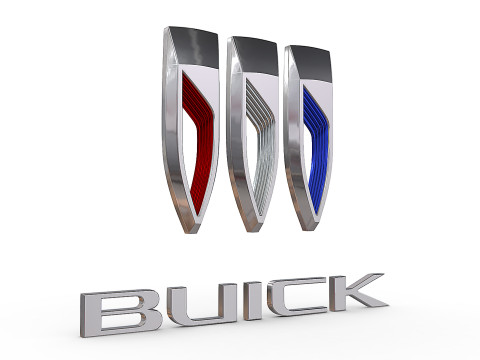 Buick new logo 3D प्रिंट मॉडल