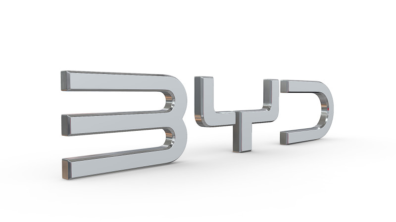 Byd new logo 3D Print Model .c4d .max .obj .3ds .fbx .stl .blend 