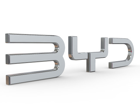 Byd new logo 3D प्रिंट मॉडल