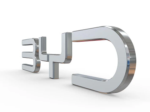 Selamat logo baru Model Cetak 3D