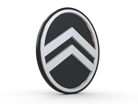 Citroen new logo 3D प्रिंट मॉडल