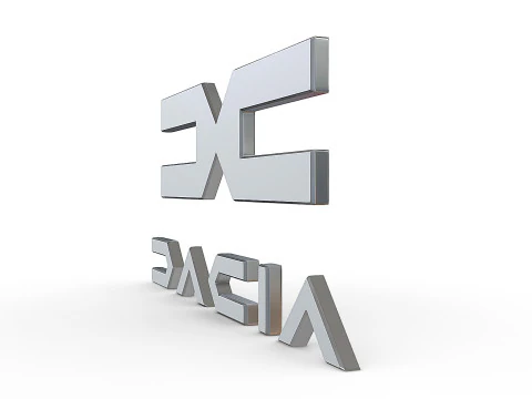 Logo baru Dacia Model Cetak 3D