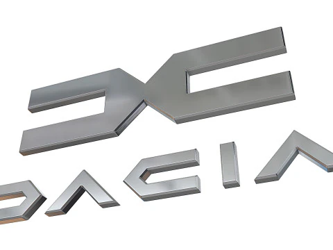Logo baru Dacia Model Cetak 3D