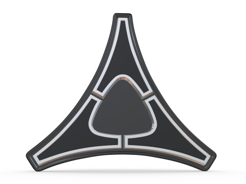 Dodge new logo 3D Baskı Modeli