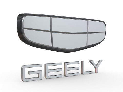 Geely new logo 3D प्रिंट मॉडल