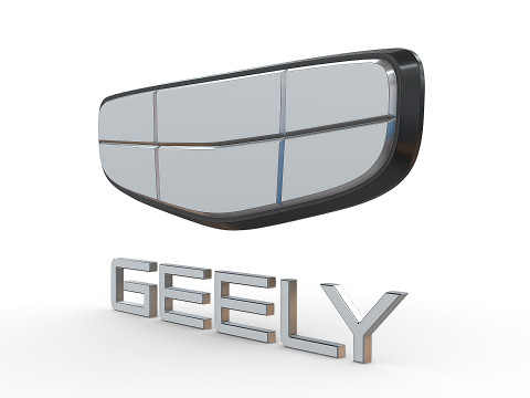 Geely new logo 3D Принт Модель
