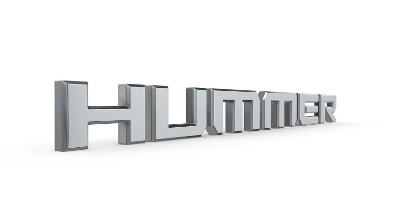 Novo logotipo da Hummer Modelo de Impressão 3D .c4d .max .obj .3ds .fbx .stl .blend 
