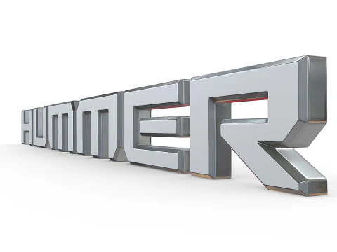 Novo logotipo da Hummer Modelo de Impressão 3D