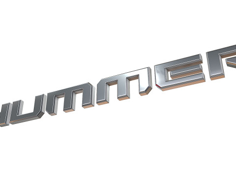 Hummer new logo 3D Print Model
