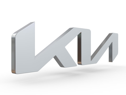 Kia new logo 3D प्रिंट मॉडल