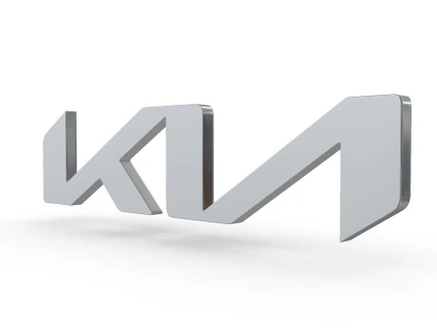 Logo baru Kia Model Cetak 3D