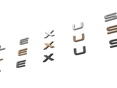 Lexus nameplate logo Modelo de impresión 3D