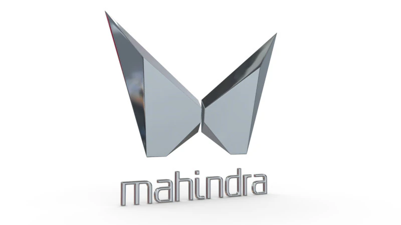 Mahindra new logo 3D Print Model .c4d .max .obj .3ds .fbx .stl .blend 