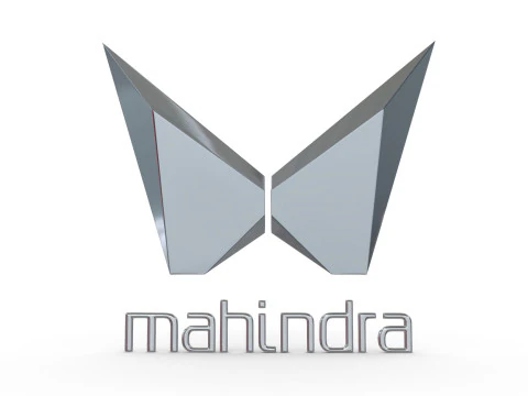Mahindra new logo 3D Print Model