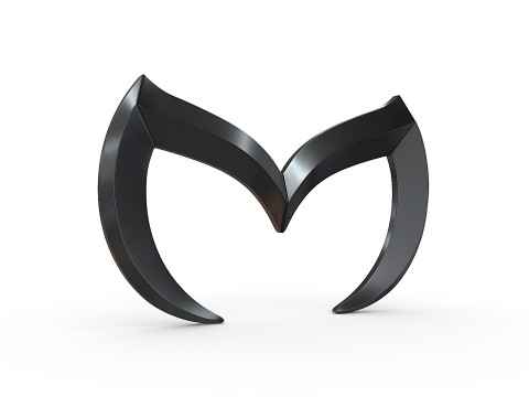 Mazda devil logo 3D प्रिंट मॉडल