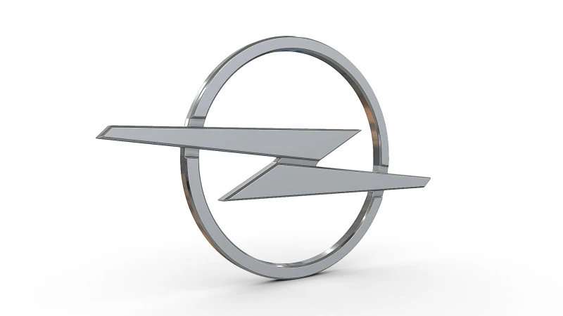 Logo baru Opel Model Cetak 3D .c4d .max .obj .3ds .fbx .stl .blend 