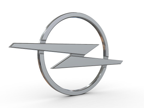 Opel new logo 3D प्रिंट मॉडल