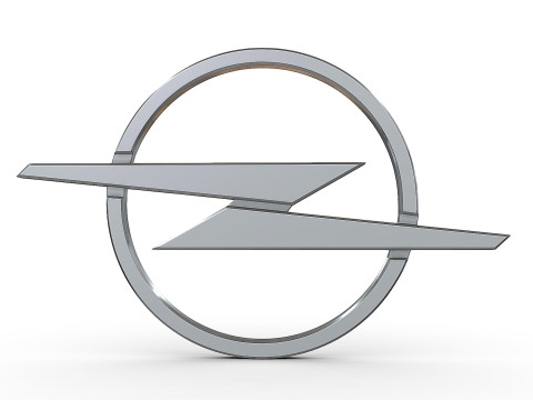 Opel new logo 3D Baskı Modeli