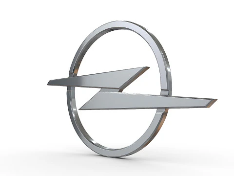 Logo baru Opel Model Cetak 3D