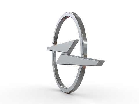 Opel new logo 3D Baskı Modeli
