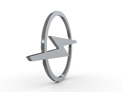 Opel new logo 3D Baskı Modeli
