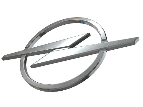 Logo baru Opel Model Cetak 3D