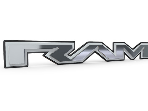 Ram new logo 3D प्रिंट मॉडल