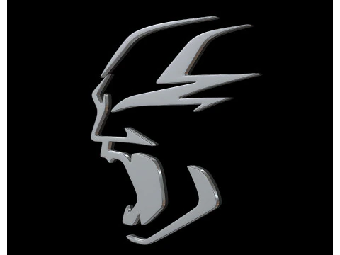 Dodge Charger Daytona logo 3D Print Model