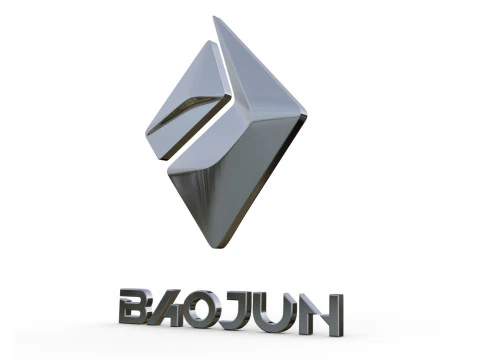 Novo logotipo da Baojun Modelo de Impressão 3D